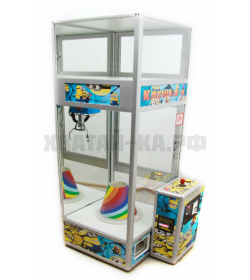 Торгово-призовой автомат "Хватай-ка большая с лузой и кубом для призов"