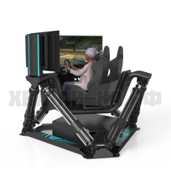 Симулятор вождения с 3 экранами