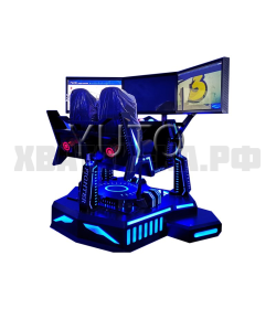 Симулятор вождения с 3 экранами