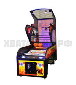 Крытый электронный игровой автомат с баскетбольным кольцом