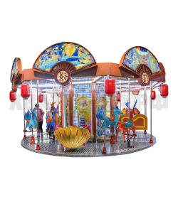 Красочная карусель на 16 мест