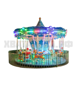 Катание на ледяной карусели