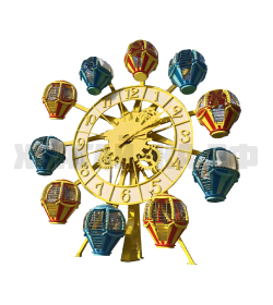 Колесо обозрения с часами