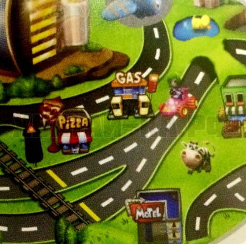 Напольное покрытие для автодрома