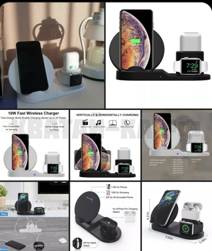 Без проводной зарядка 3in1