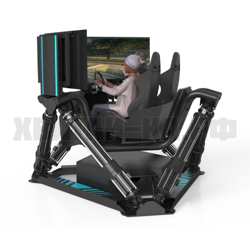 Симулятор вождения с 3 экранами