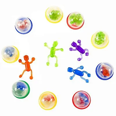 Игрушки в капсулах 28 мм 'Липкие тянущиеся человечки'