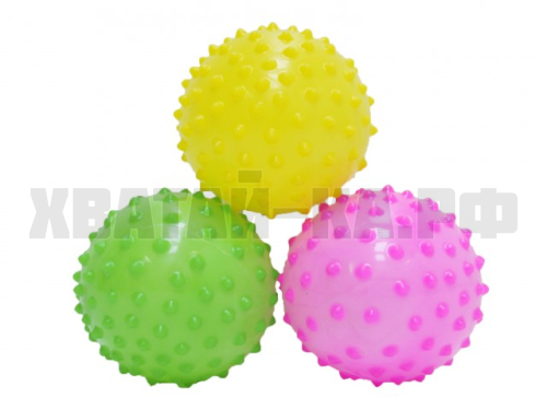 МЯЧИК МАССАЖНЫЙ ЯРКИЙ