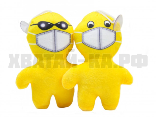 ЧЕЛОВЕЧЕК СМАЙЛИК В МАСКЕ